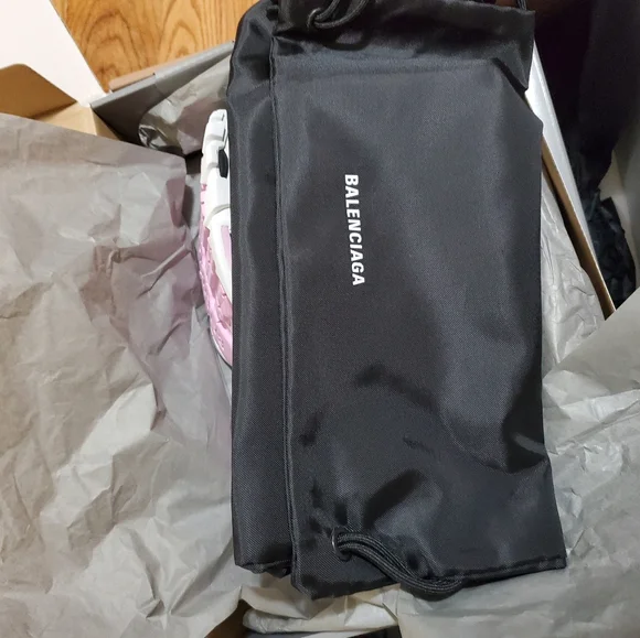 Balenciaga Track Cage Mesh White Pink Gray Sneakers$1150 - Picture 4 of 4